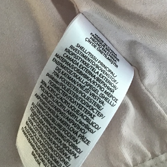 Ralph Lauren Fleece baby girl zip up Jacket, Color light pink, Size 9 months - Picture 5 of 6